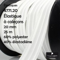 Bobine 25m - élastique à...