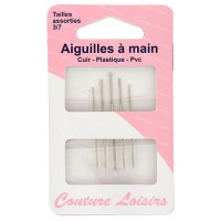 Aiguilles à coudre cuir -...