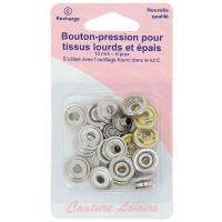 Bouton-pression 15 mm -...