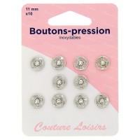 Bouton-pression - 11 mm -...