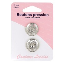 Bouton-pression - 21 mm -...