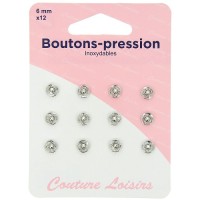 Bouton-pression - 6 mm -...