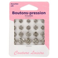 Bouton-pression - Nickel -...