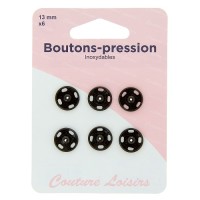 Bouton-pression - 13 mm -...