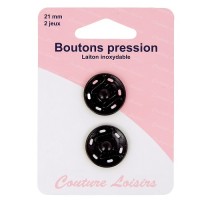 Bouton-pression - 21 mm -...