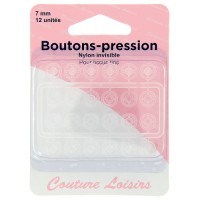 Bouton-pression - 7 mm -...