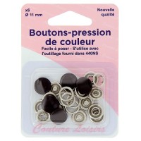 Bouton-pression - 11 mm -...