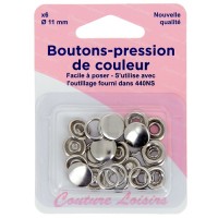 Bouton-pression - 11 mm -...