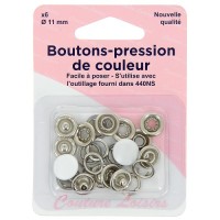 Bouton-pression - 11 mm -...