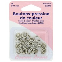 Bouton-pression - 11 mm -...