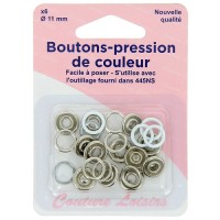 Bouton-pression - 11 mm -...