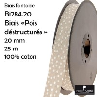 Bobine 25m - Biais pois...