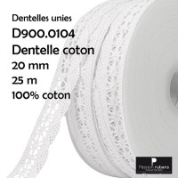 Bobine 25m - dentelle coton...