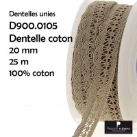 Bobine 25m - dentelle coton...