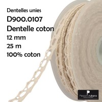 Bobine 25m - dentelle coton...