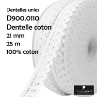 Bobine 25m - dentelle coton...