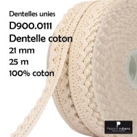 Bobine 25m - dentelle coton...