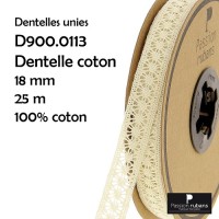 Bobine 25m - dentelle coton...