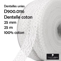 Bobine 25m - dentelle coton...